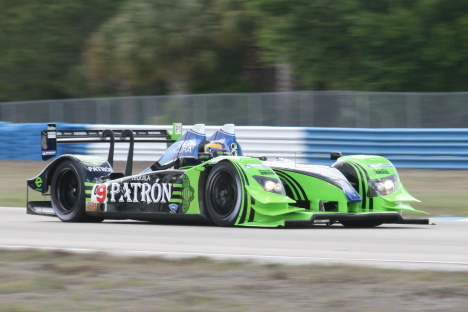 Simon Pagenaud og David Brabham's arbejdsplads i 2010 - Acura ARX-01c raceren fra Patrón Highcroft Racing.